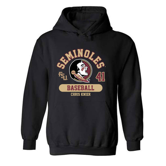 FSU - NCAA Baseball : Chris Knier - Classic Fashion Shersey Hooded Sweatshirt-0