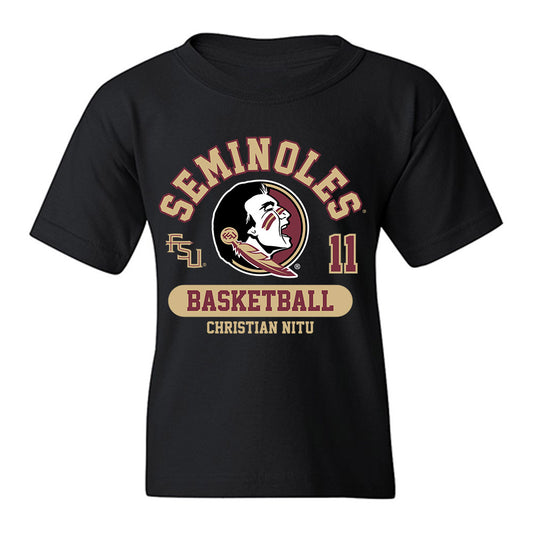 FSU - NCAA Men's Basketball : Christian Nitu - Classic Fashion Shersey Youth T-Shirt-0