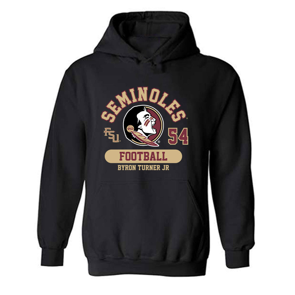 FSU - NCAA Football : Byron Turner Jr - Classic Fashion Shersey Hooded Sweatshirt-0