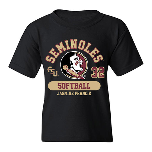 FSU - NCAA Softball : Jasmine Francik - Classic Fashion Shersey Youth T-Shirt-0