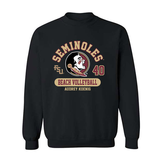 FSU - NCAA Beach Volleyball : Audrey Koenig - Classic Fashion Shersey Crewneck Sweatshirt-0