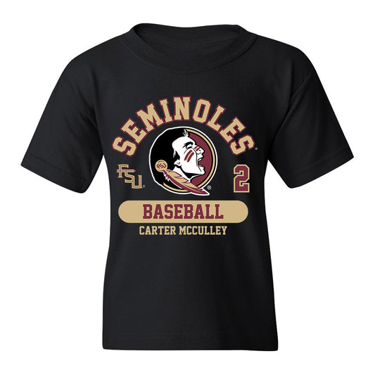 FSU - NCAA Baseball : Carter McCulley - Classic Fashion Shersey Youth T-Shirt