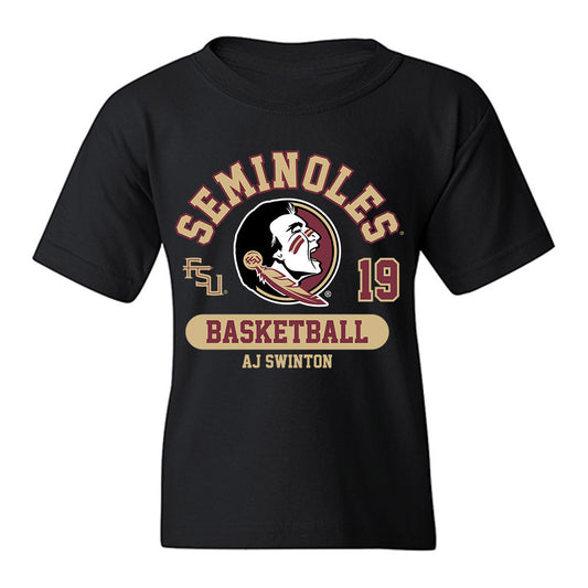 FSU - NCAA Men's Basketball : AJ Swinton - Classic Fashion Shersey Youth T-Shirt-0