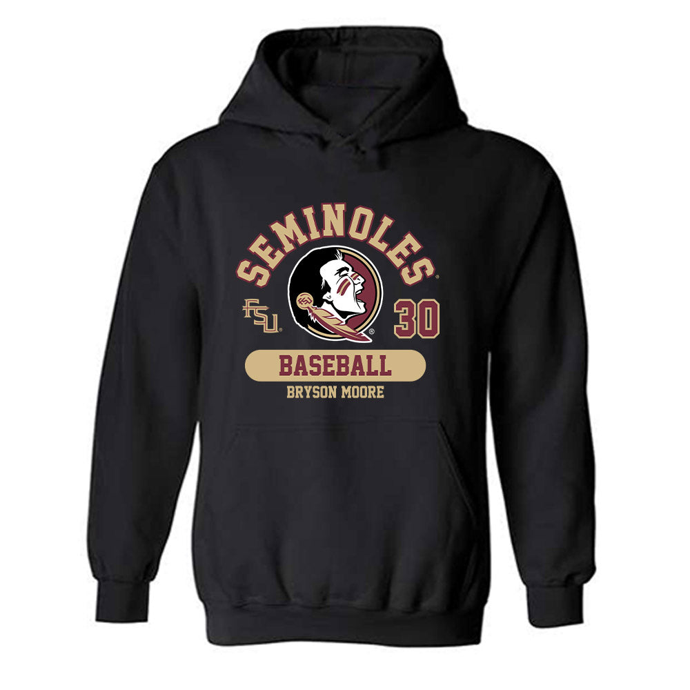 FSU - NCAA Baseball : Bryson Moore - Classic Fashion Shersey Hooded Sweatshirt-0