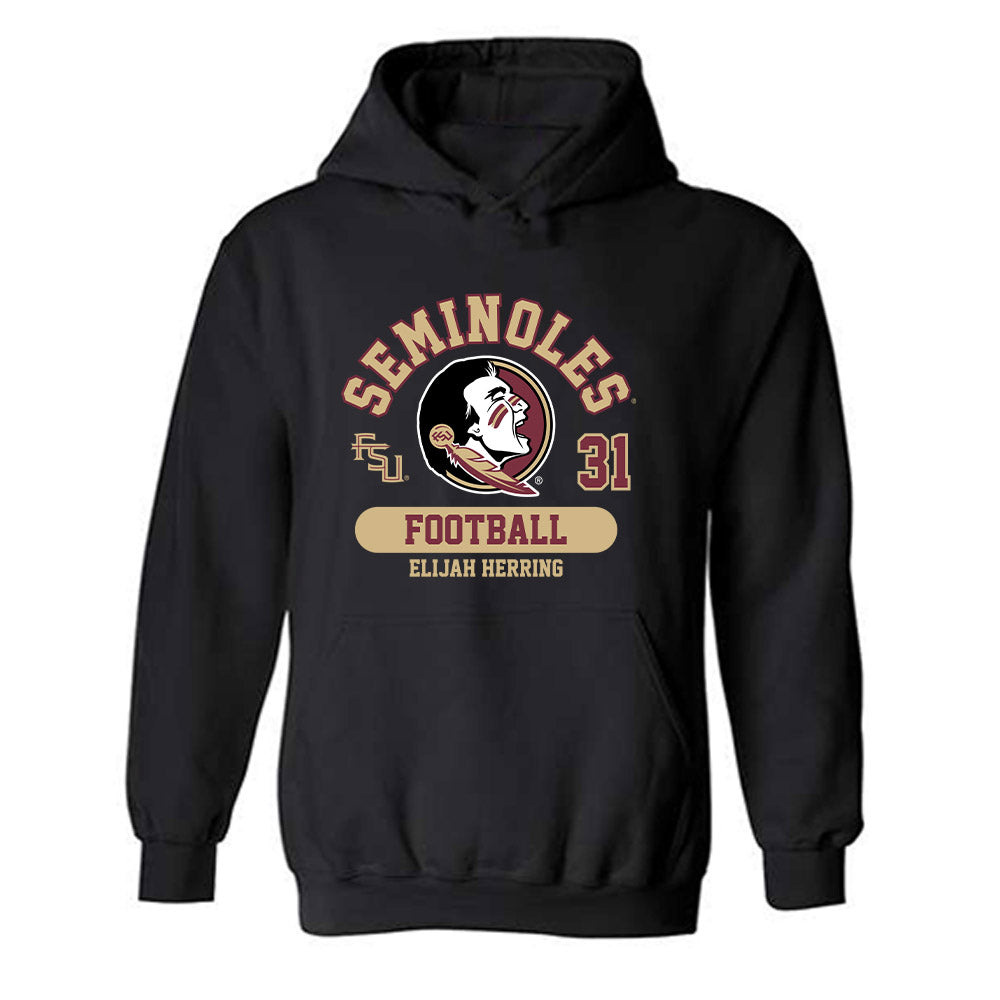 FSU - NCAA Football : Elijah Herring - Classic Fashion Shersey Hooded Sweatshirt-0