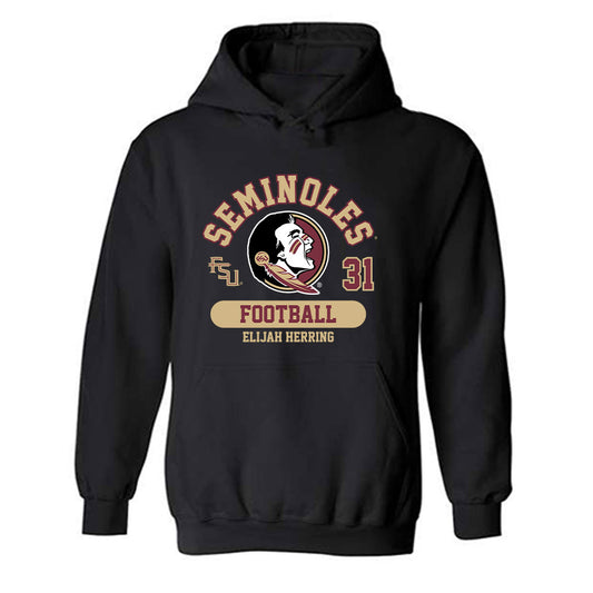FSU - NCAA Football : Elijah Herring - Classic Fashion Shersey Hooded Sweatshirt-0