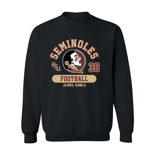 FSU - NCAA Football : Ja'Bril Rawls - Classic Fashion Shersey Crewneck Sweatshirt-0