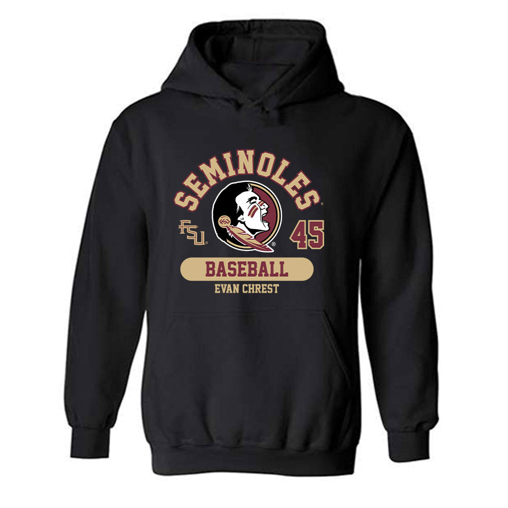 FSU - NCAA Baseball : Evan Chrest - Classic Fashion Shersey Hooded Sweatshirt-0