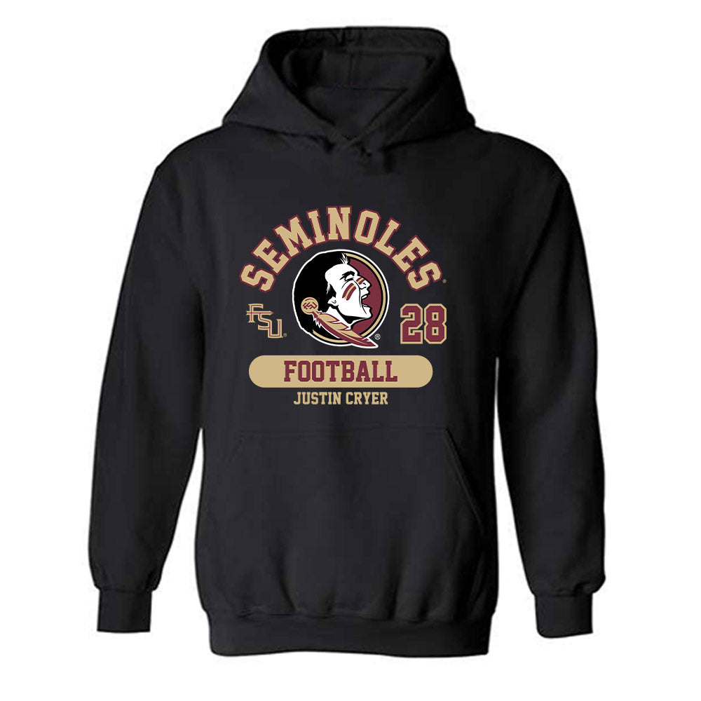 FSU - NCAA Football : Justin Cryer - Classic Fashion Shersey Hooded Sweatshirt-0