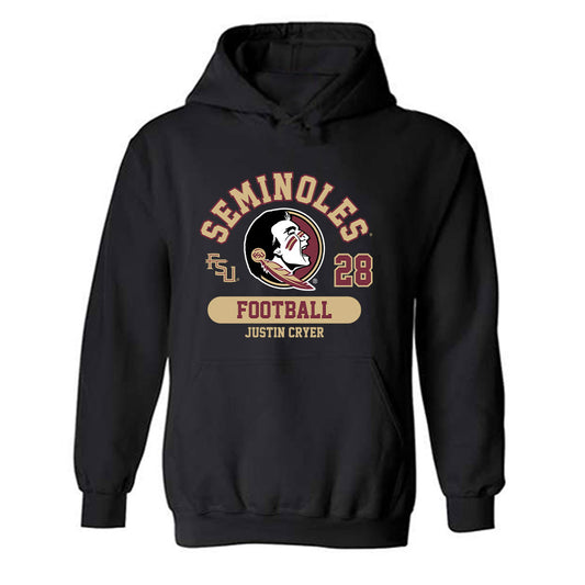 FSU - NCAA Football : Justin Cryer - Classic Fashion Shersey Hooded Sweatshirt-0