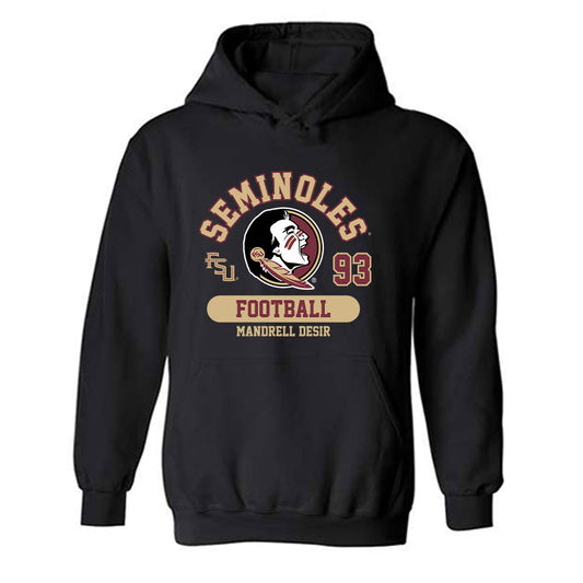 FSU - NCAA Football : Mandrell Desir - Classic Fashion Shersey Hooded Sweatshirt-0