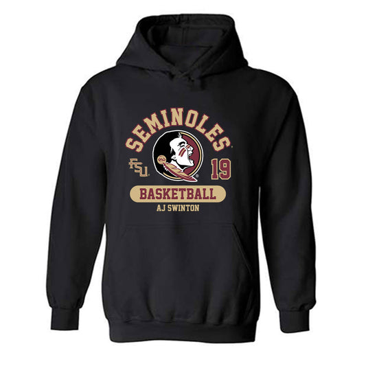 FSU - NCAA Men's Basketball : AJ Swinton - Classic Fashion Shersey Hooded Sweatshirt-0