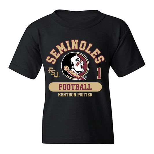 FSU - NCAA Football : Kentron Poitier - Classic Fashion Shersey Youth T-Shirt-0