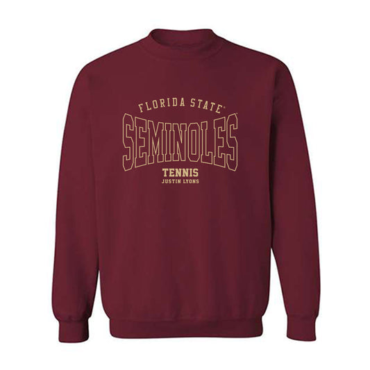 FSU - NCAA Men's Tennis : Justin Lyons - Classic Fashion Shersey Crewneck Sweatshirt