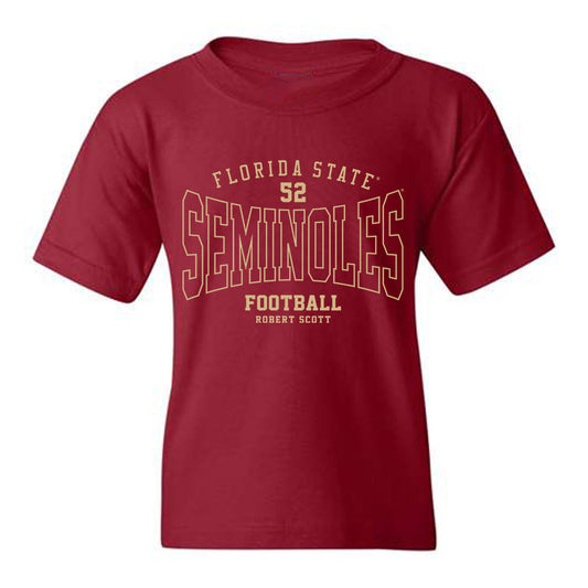 FSU - NCAA Football : Robert Scott - Classic Fashion Shersey Youth T-Shirt