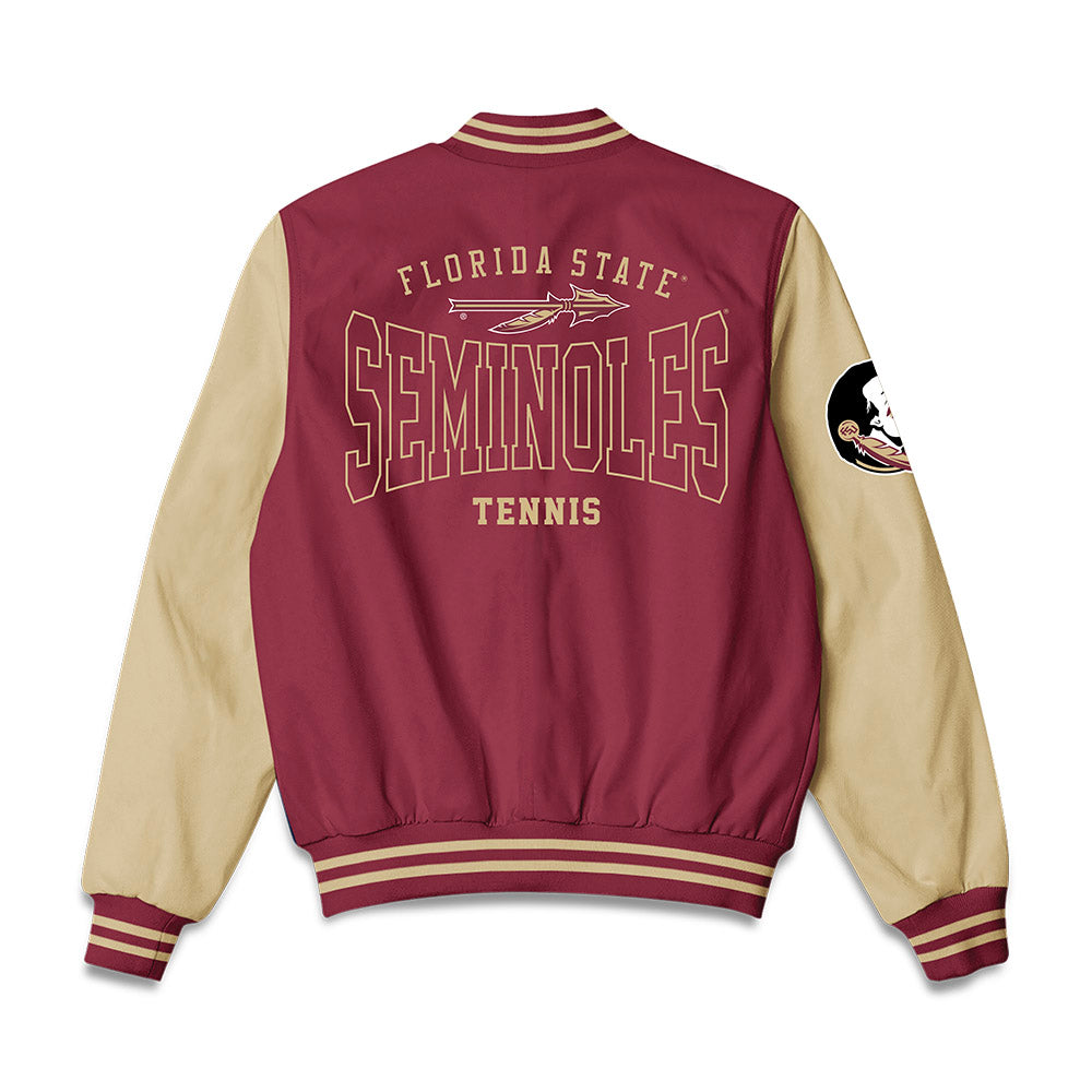 FSU - NCAA Men's Tennis : Erik Schiessl - Bomber Jacket-1