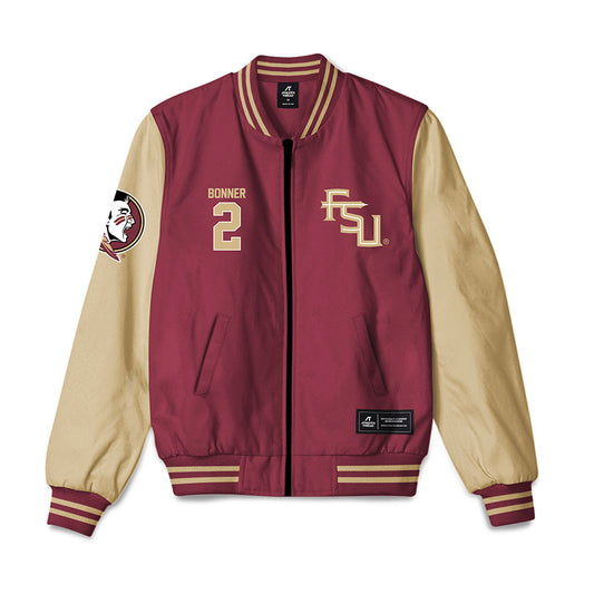 FSU - NCAA Women's Basketball : Amaya Bonner - Bomber Jacket-0