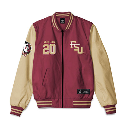 FSU - NCAA Football : Blake Nichelson - Bomber Jacket-0