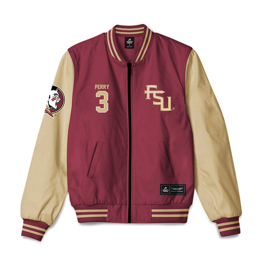 FSU - NCAA Women's Volleyball : Kelsey Perry - Bomber Jacket-0