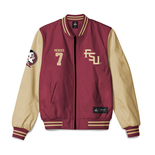 FSU - NCAA Baseball : Wes Mendes - Bomber Jacket-0