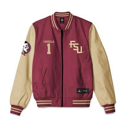 FSU - NCAA Women's Lacrosse : Sienna Cassella - Bomber Jacket-0