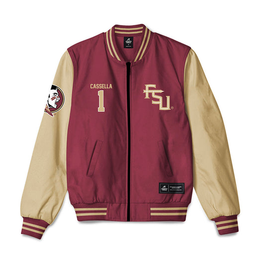 FSU - NCAA Women's Lacrosse : Sienna Cassella - Bomber Jacket-0