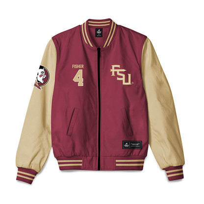 FSU - NCAA Baseball : Cal Fisher - Bomber Jacket-0
