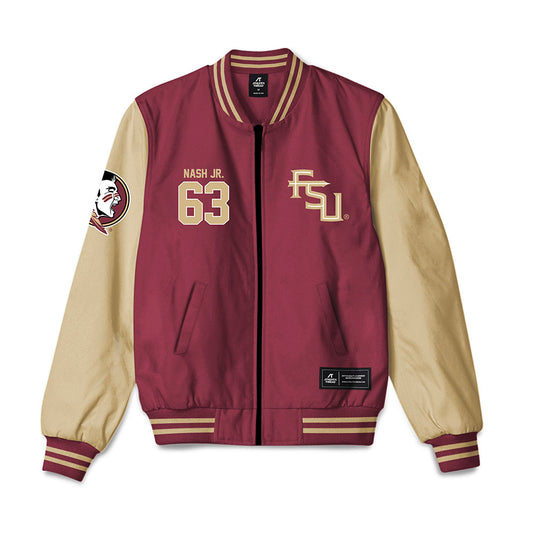 FSU - NCAA Football : Mario Nash Jr. - Bomber Jacket-0