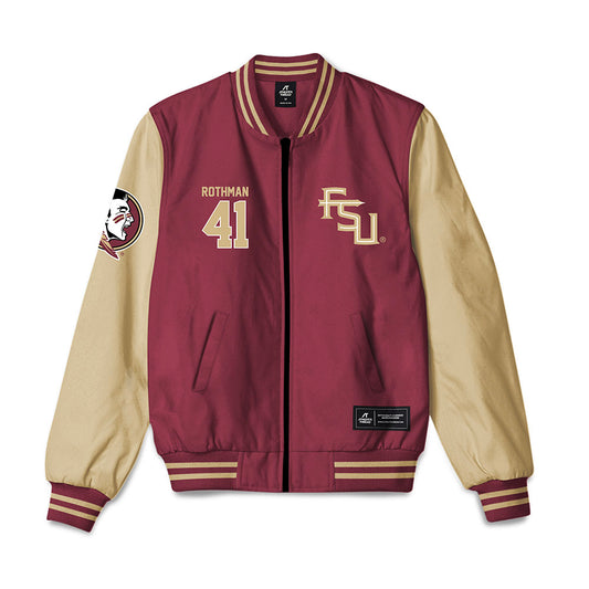 FSU - NCAA Beach Volleyball : Audrey Rothman - Bomber Jacket-0