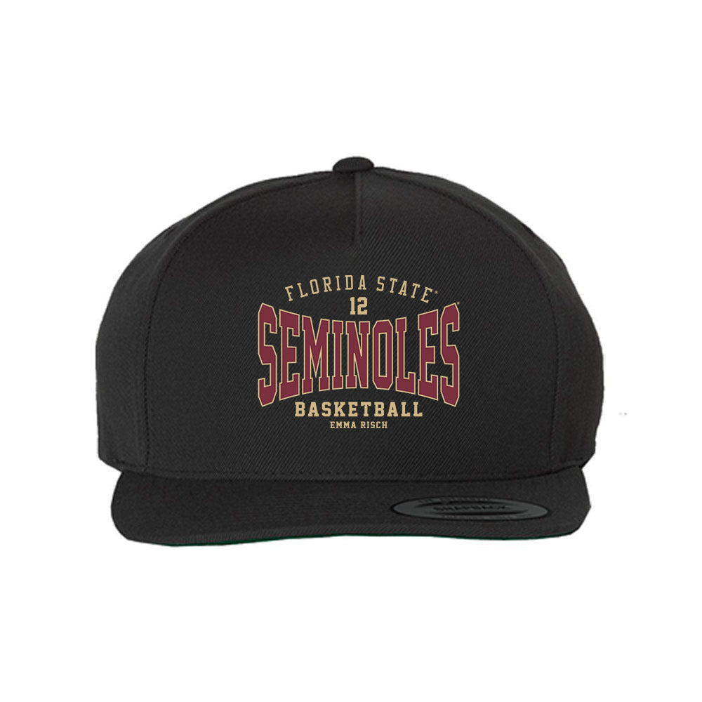 FSU - NCAA Women's Basketball : Emma Risch - Snapback Hat-0