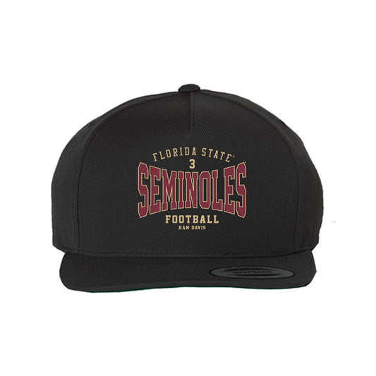 FSU - NCAA Football : Kam Davis - Snapback Hat-0