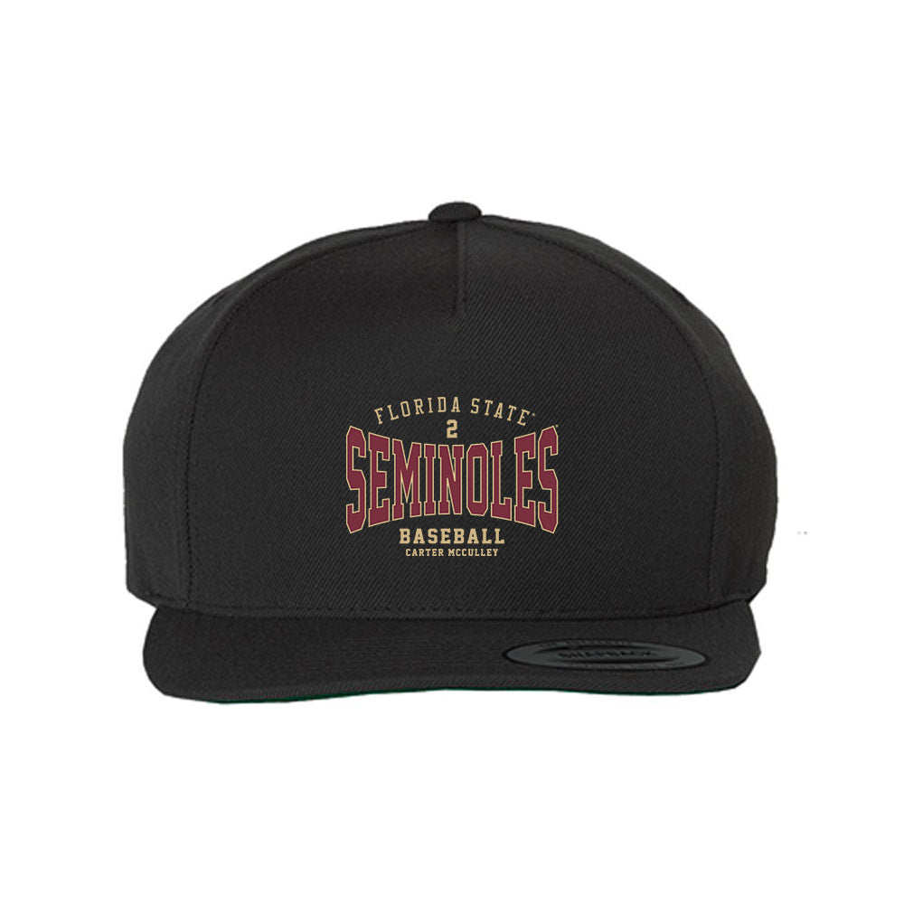 FSU - NCAA Baseball : Carter McCulley - Snapback Hat