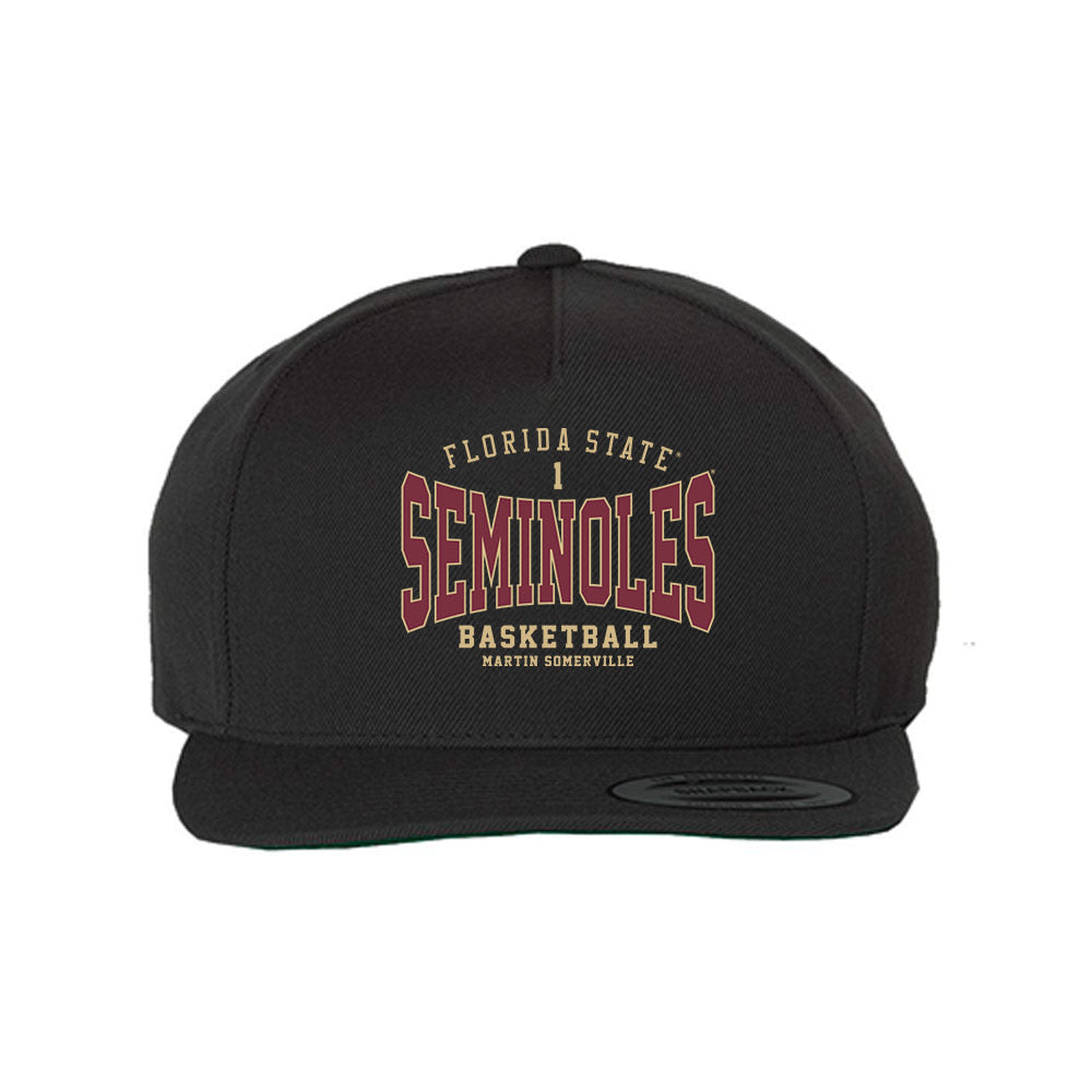 FSU - NCAA Men's Basketball : Martin Somerville - Snapback Hat-0