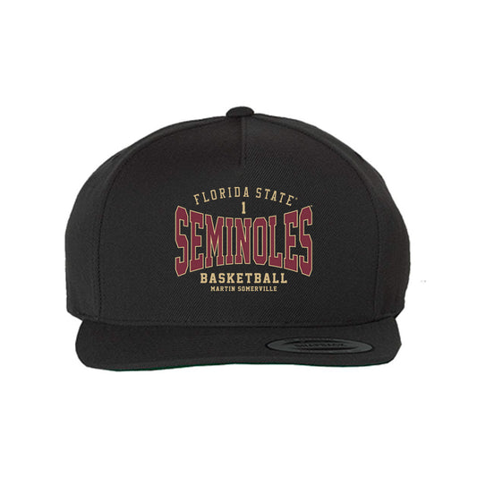 FSU - NCAA Men's Basketball : Martin Somerville - Snapback Hat-0