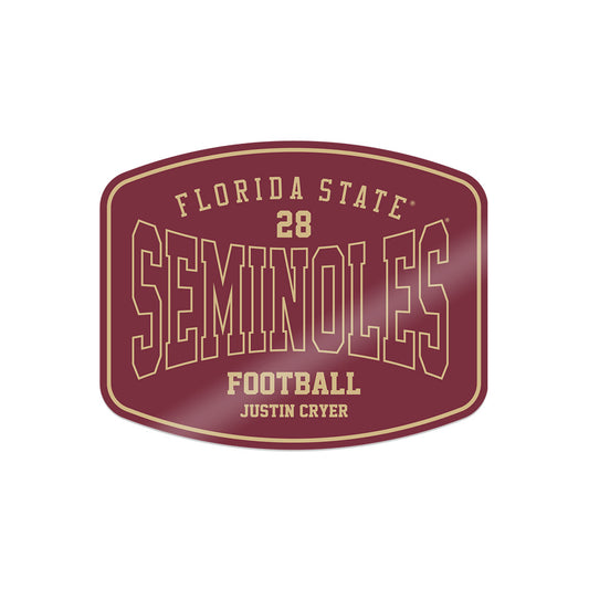 FSU - NCAA Football : Justin Cryer - Sticker