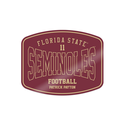 FSU - NCAA Football : Patrick Payton - Sticker