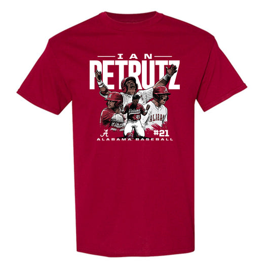 Alabama - NCAA Baseball : Ian Petrutz - T-Shirt Individual Caricature