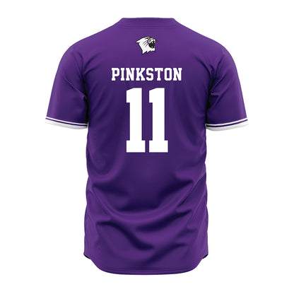 Northwestern - NCAA Baseball : Andrew Pinkston - Purple Baseball Jersey