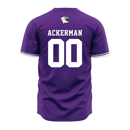 Northwestern - NCAA Baseball : Riley Ackerman - Jersey-1