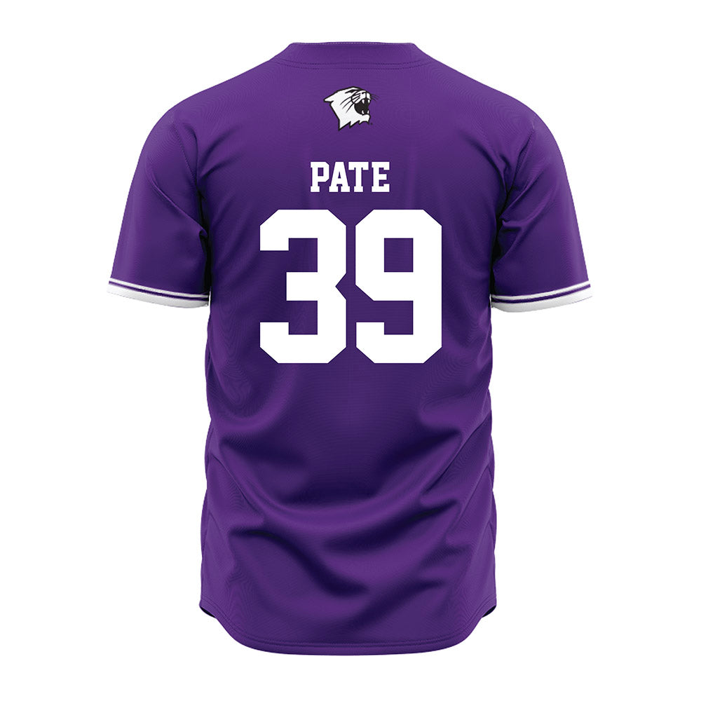 Northwestern - NCAA Baseball : Kellen Pate - Purple Baseball Jersey