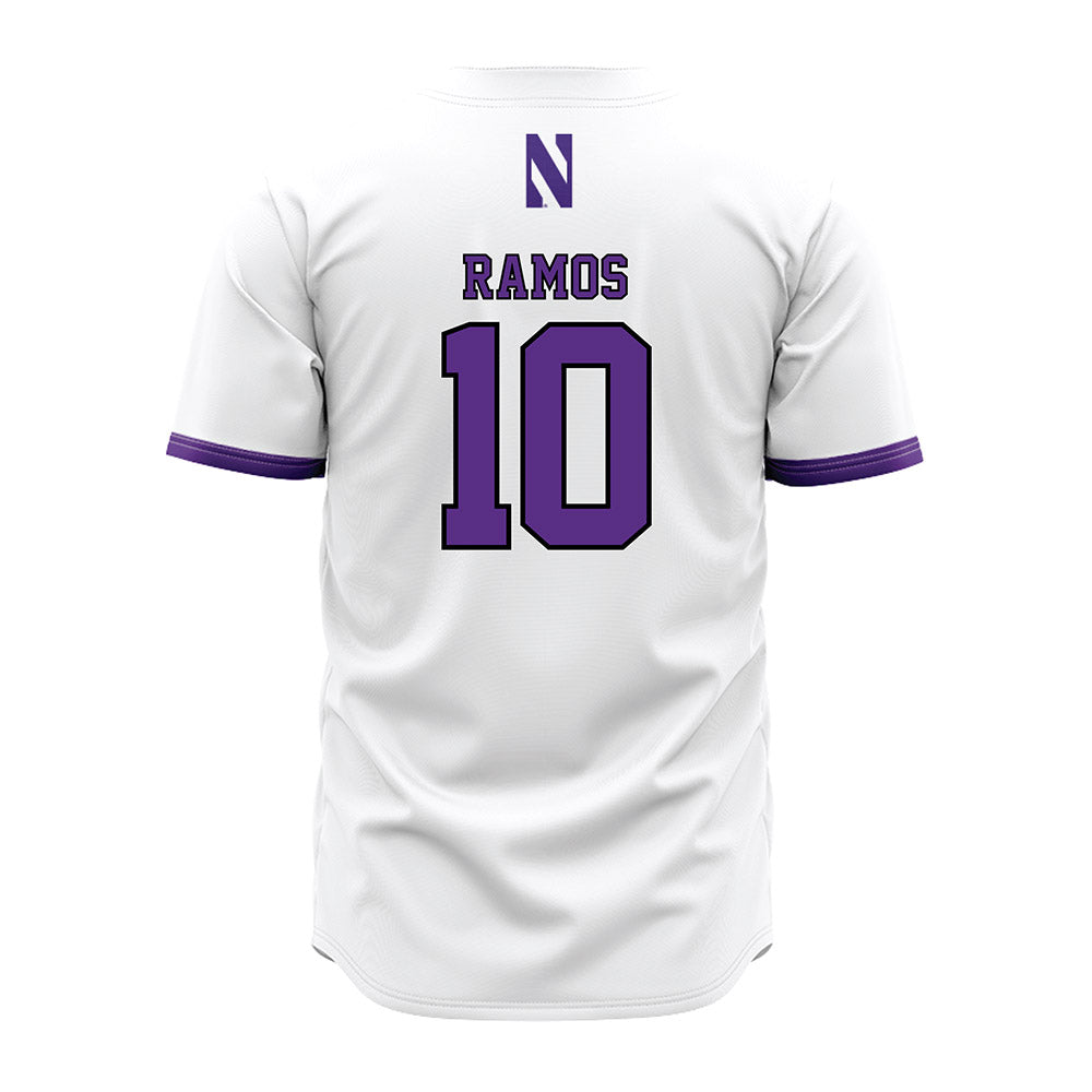 Northwestern - NCAA Baseball : Josh Ramos - White Baseball Jersey