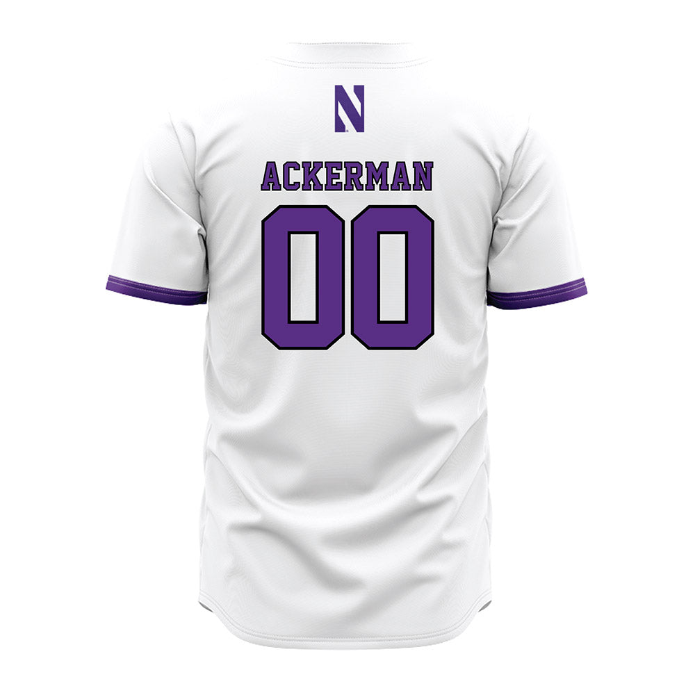 Northwestern - NCAA Baseball : Riley Ackerman - Jersey-1