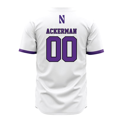 Northwestern - NCAA Baseball : Riley Ackerman - Jersey-1