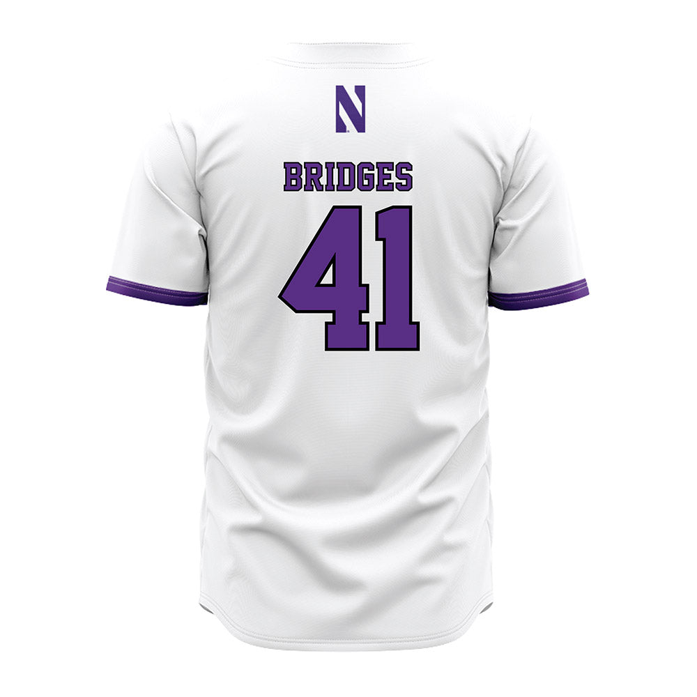 Northwestern - NCAA Baseball : Tommy Bridges - Jersey-1