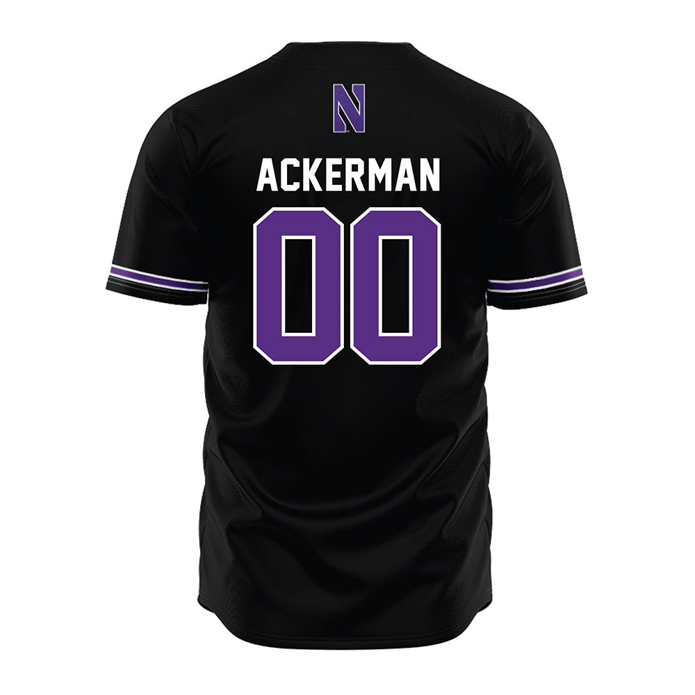 Northwestern - NCAA Baseball : Riley Ackerman - Jersey-1