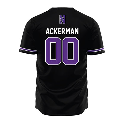 Northwestern - NCAA Baseball : Riley Ackerman - Jersey-1