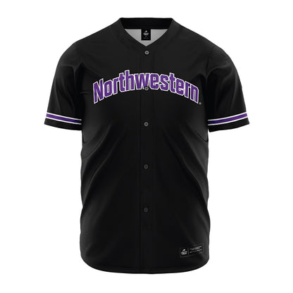 Northwestern - NCAA Baseball : Garrett Shearer - Black Baseball Jersey