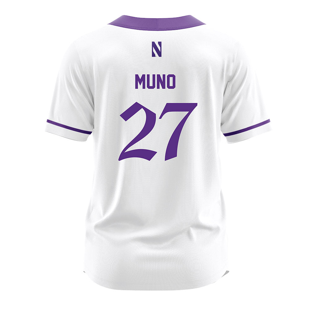 Northwestern - NCAA Softball : Ainsley Muno - White Jersey-1