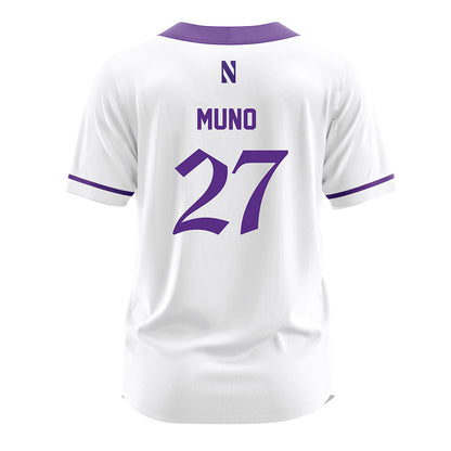 Northwestern - NCAA Softball : Ainsley Muno - White Jersey-1