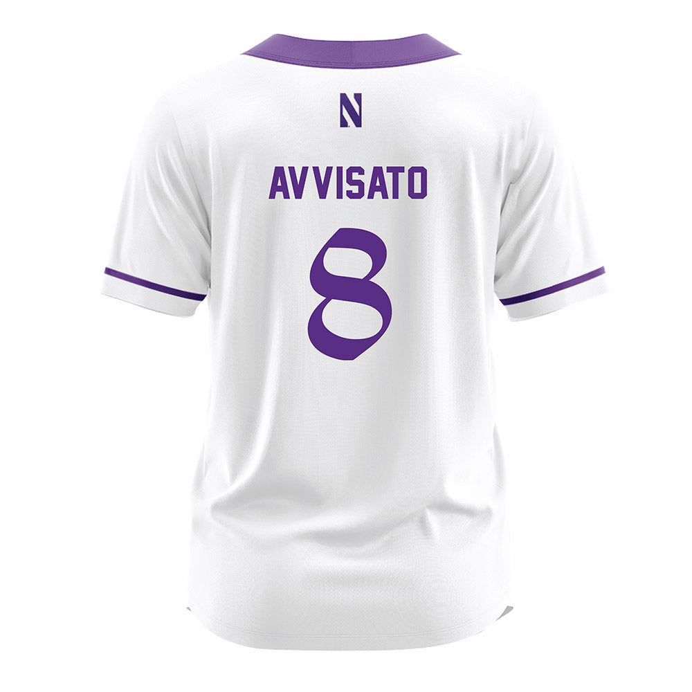 Northwestern - NCAA Softball : Kaylie Avvisato - White Jersey-1